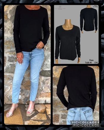 🖤 pull basic chic noir – Etam SOLDÉ -50% 🖤