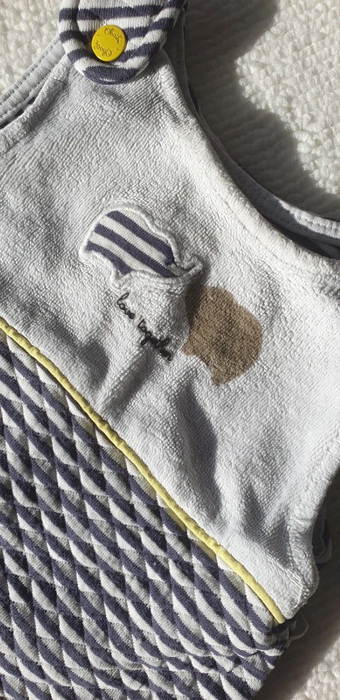 Salopette avec pieds 6 mois - photo numéro 2