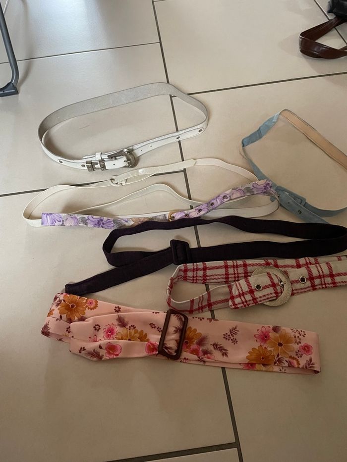 Lot ceinture vintage