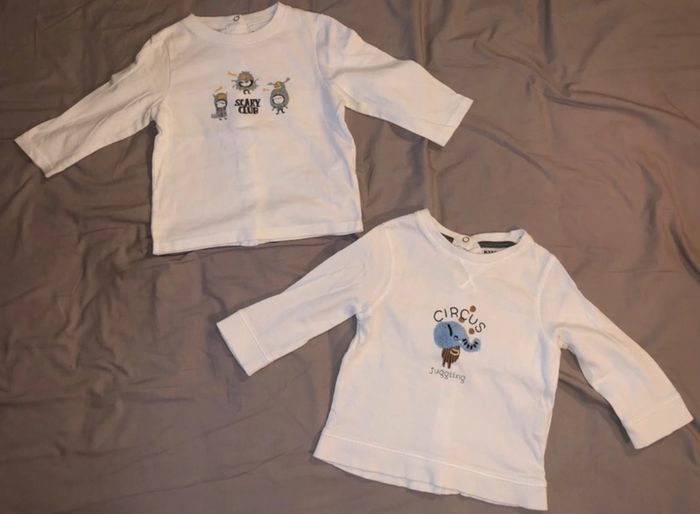 Lot t-shirts bébé - photo numéro 1