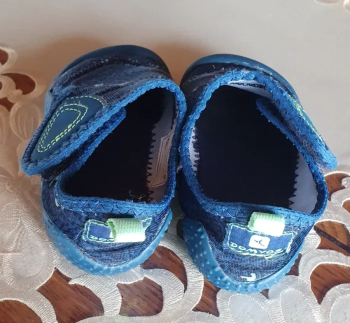 Paire de chaussons/basket bleu T: 26 - photo numéro 4