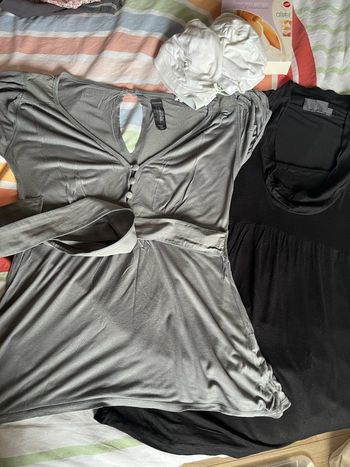 Lot hauts maternité et soutien gorge allaitement taille 38-40