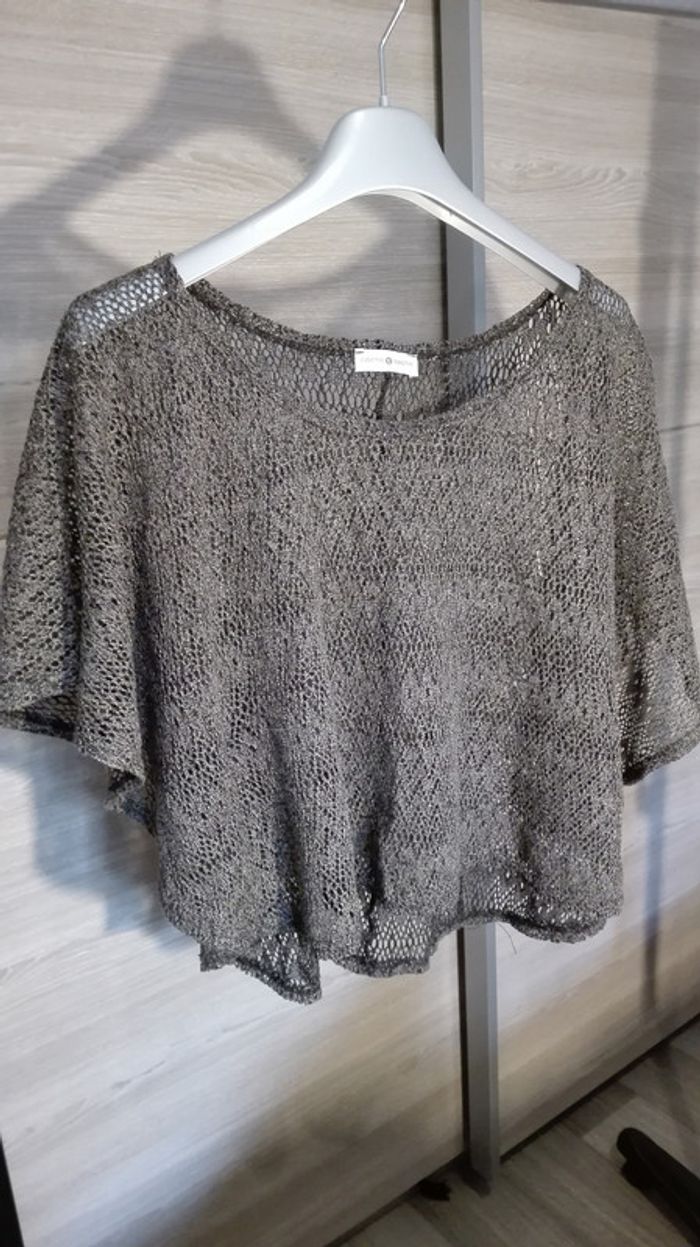 Pull maille kaki été