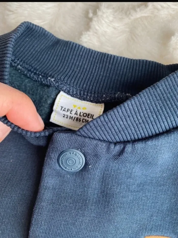 Gilet style Teddy tape à l’œil - photo numéro 3