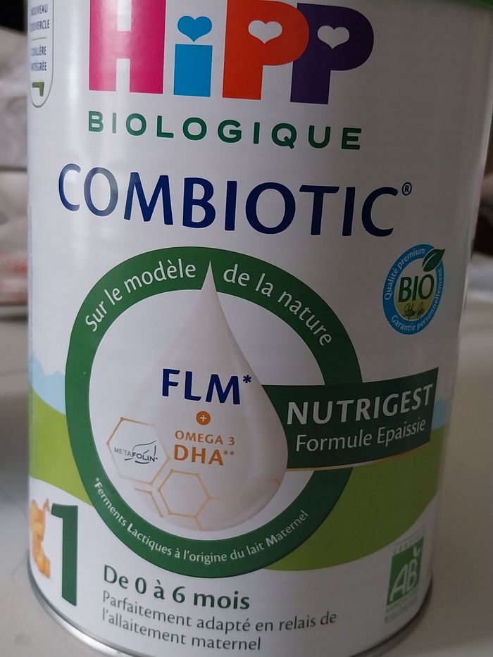 Lait combiotic formule épaissie
