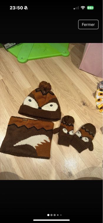 Bonnet écharpe et gant