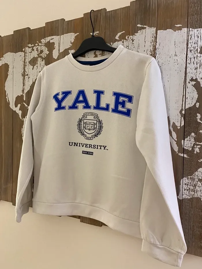 sweat Vertbaudet Yale University - Taille 12 ans - photo numéro 3