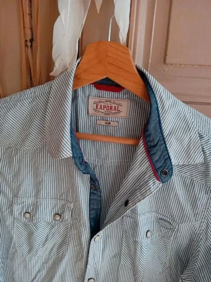 Chemise à rayures - Kaporal - M - photo numéro 4