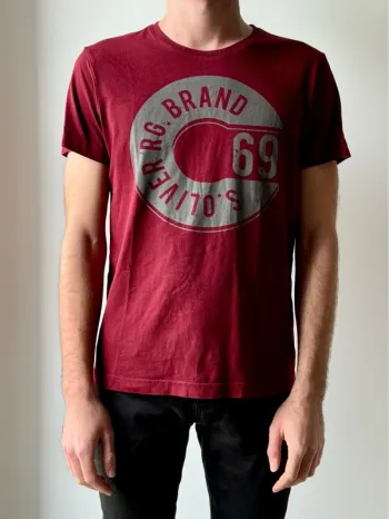 T-shirt Homme Bordeaux
