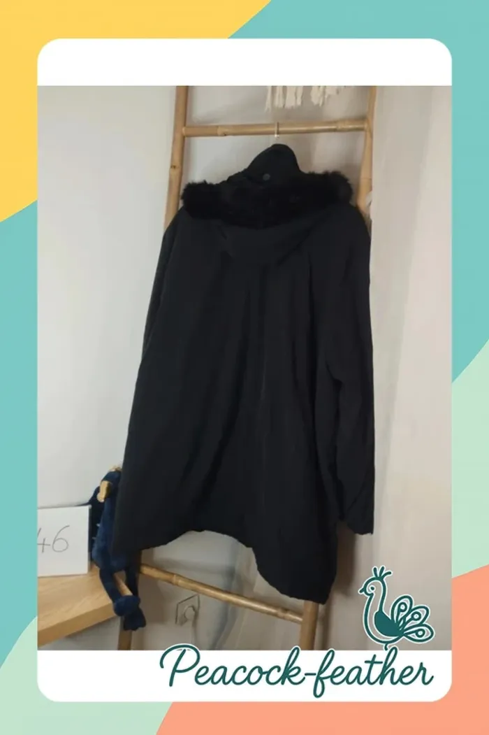 Manteau noir femme xxxl - photo numéro 13