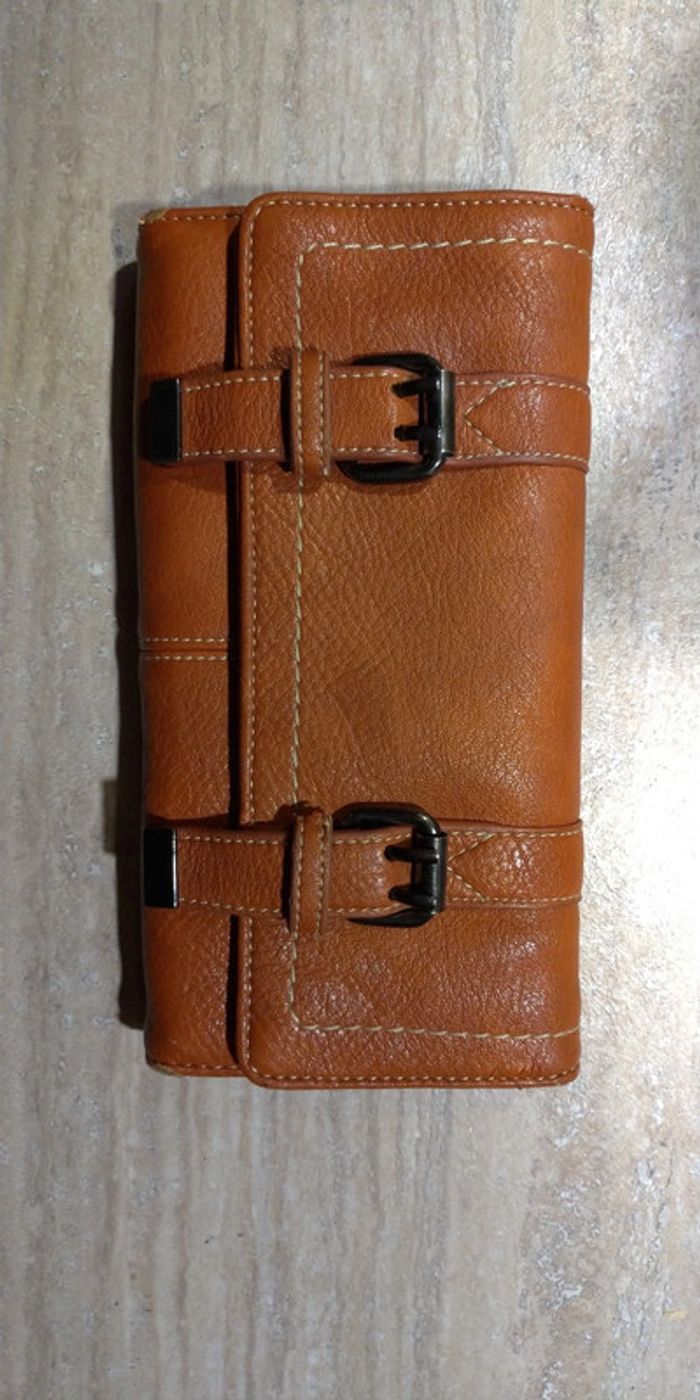 Portefeuille orange