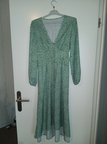 Robe longue à fleurs