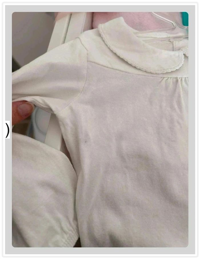 Teeshirt col Claudine blanc, tissaia - photo numéro 5