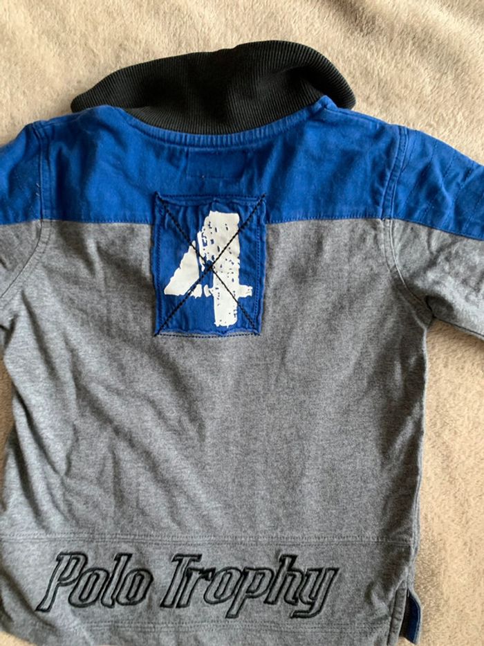 Teeshirt manches longues t98 gris bleu tim Moore - photo numéro 4