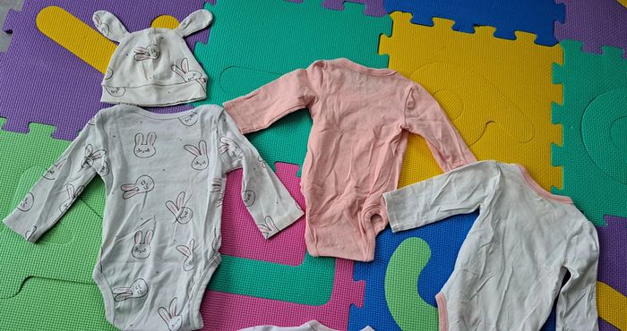 Lot de 6 bodies ML 1 mois + 1 bonnet - photo numéro 15