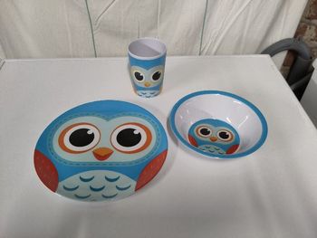set vaisselle chouette / hibou