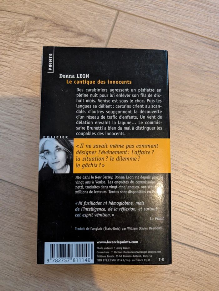 Le cantique des innocents de Donna Leon - photo numéro 2