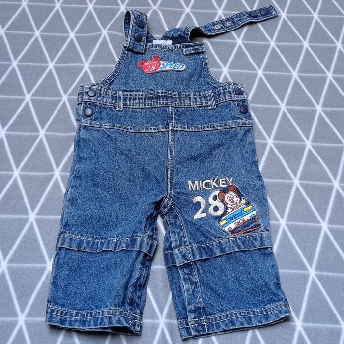 🦁 Lot 3 pantalons et 1 salopette, 6 mois - photo numéro 2