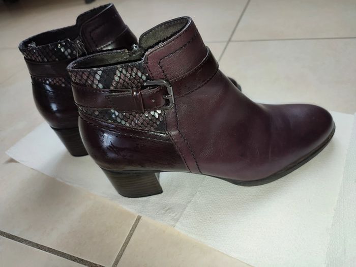 Bottines tamaris violine - photo numéro 4