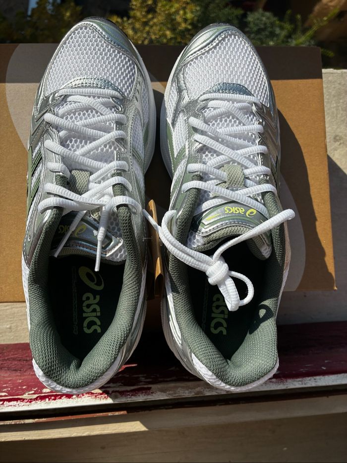 ASICS Gel Kayano 14 White/Slate Grey - photo numéro 2