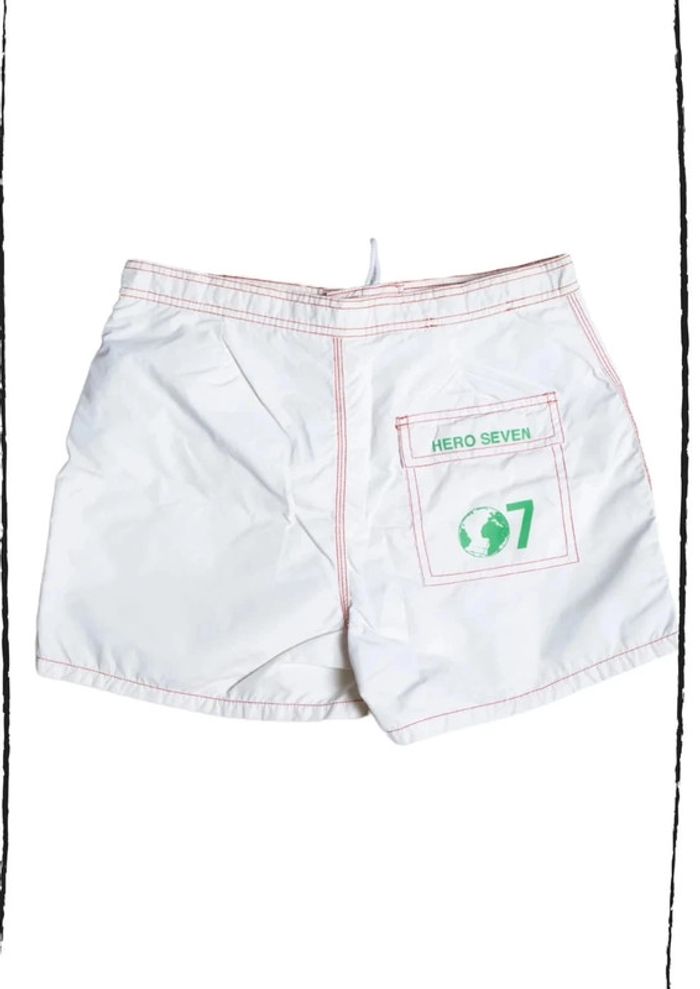 Short de bain blanc Hero Seven – Taille 42 (L/XL) - photo numéro 5