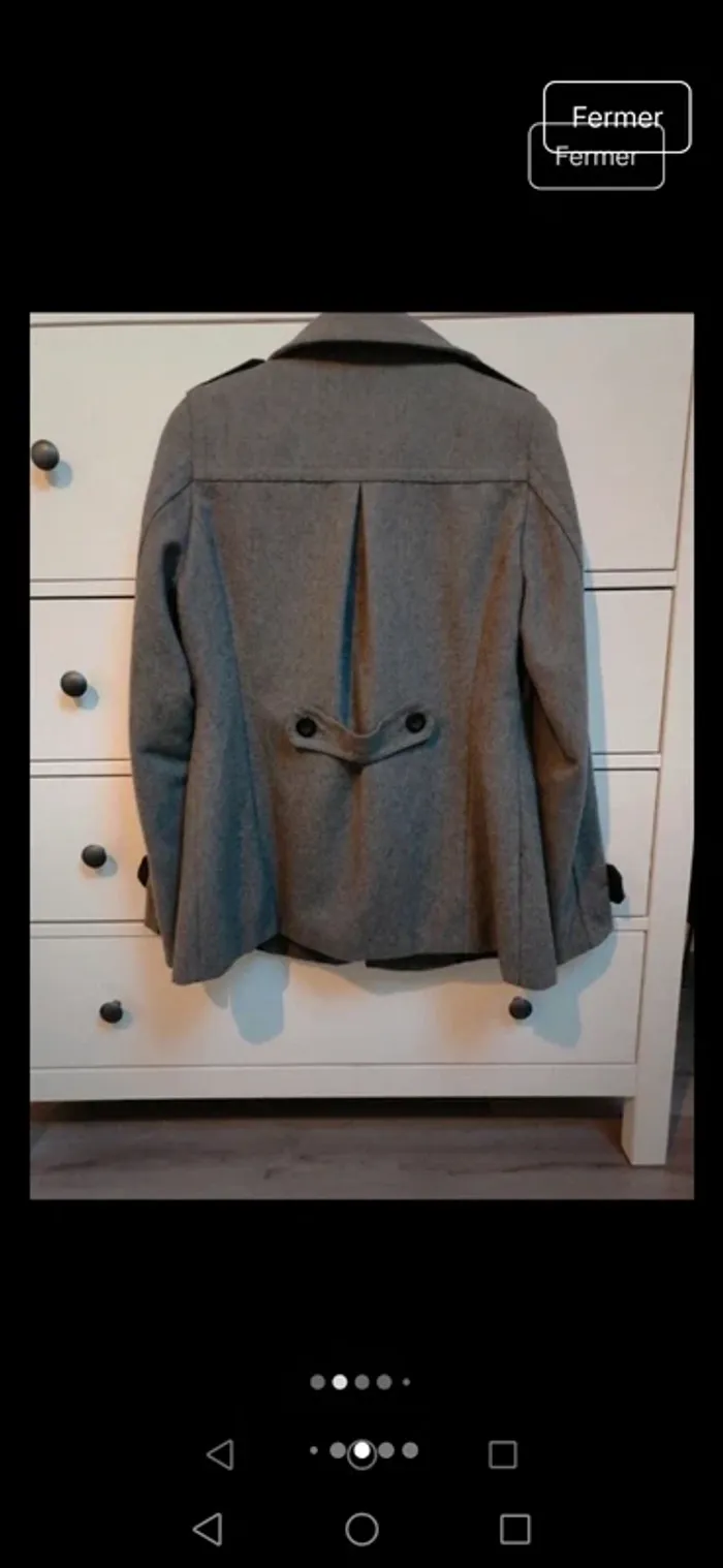 Manteau gris 40 - photo numéro 3