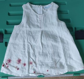 Robe en lin/coton 18M