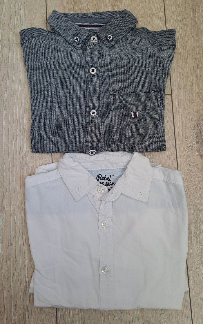 Chemises à manches longues garçons taille 3/4ans Primark Rebel - photo numéro 2