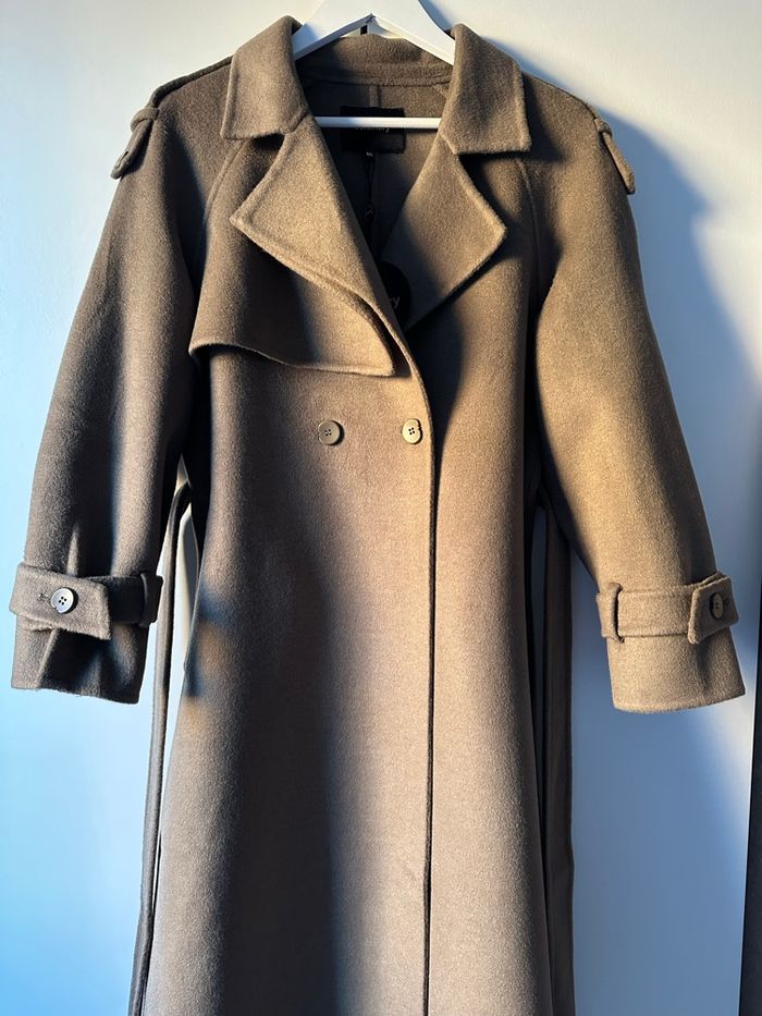 Manteau Trench 76% de laine - photo numéro 7