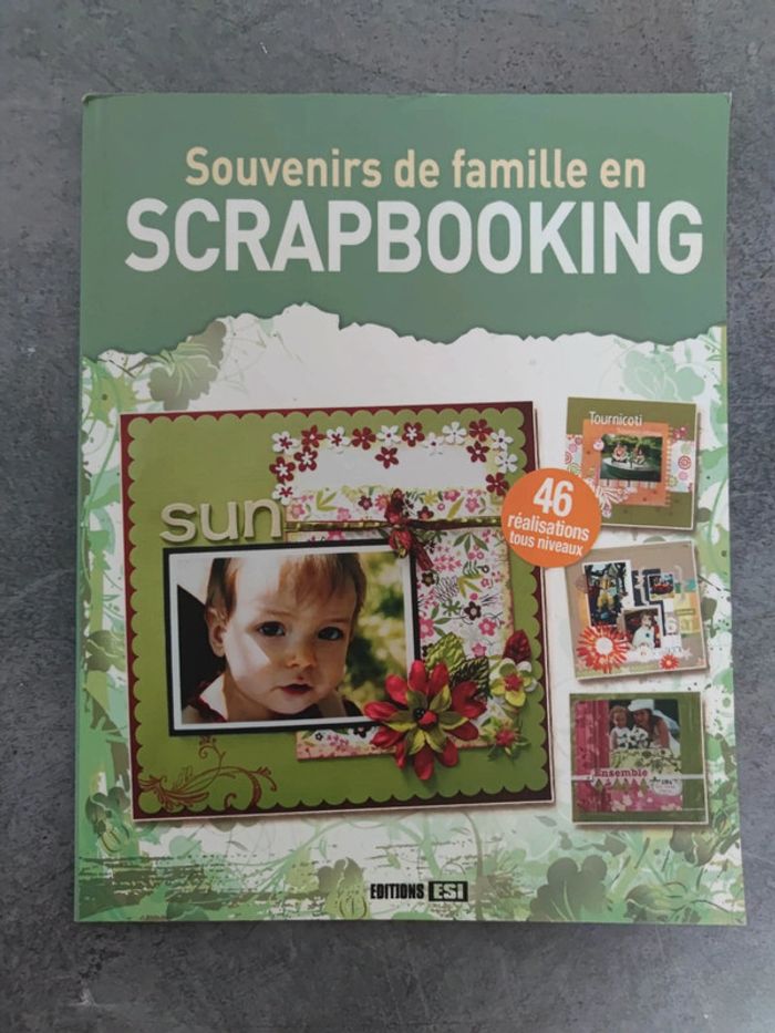 livre souvenirs de famille en scrapbooking