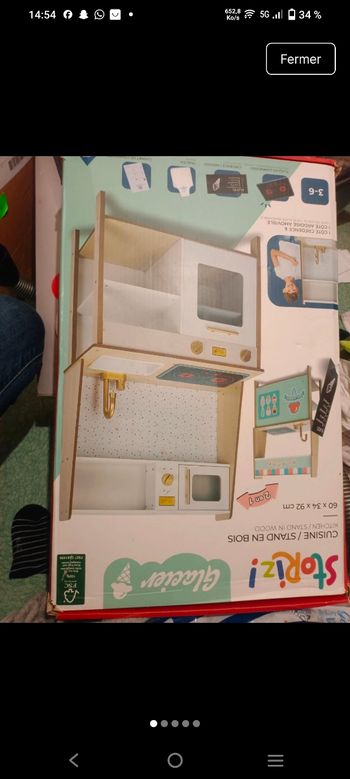 Cuisine en bois neuf 