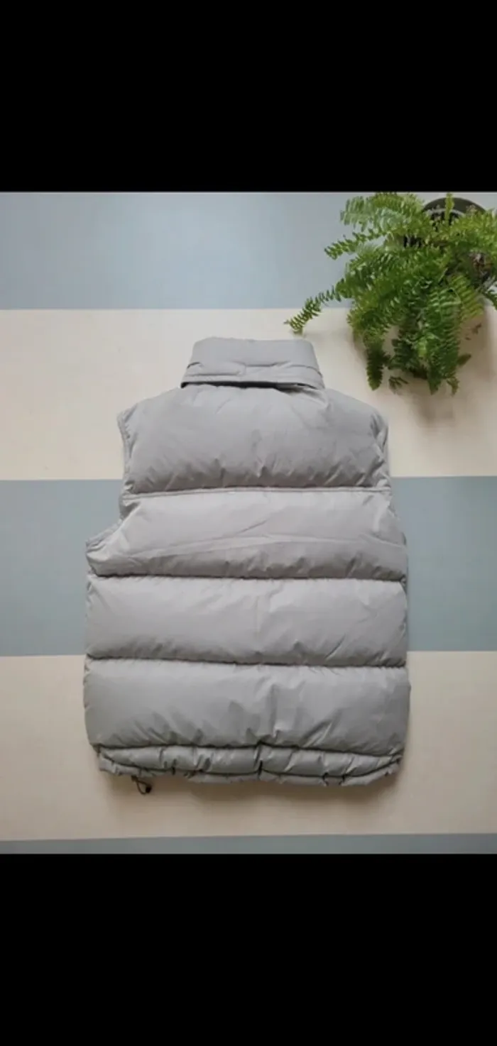 Doudoune veste sans manches nike vintage beige crème - photo numéro 6