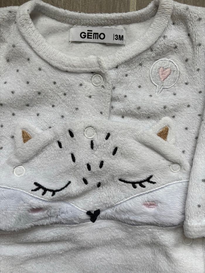 Lot pyjamas velours 3 mois - photo numéro 7