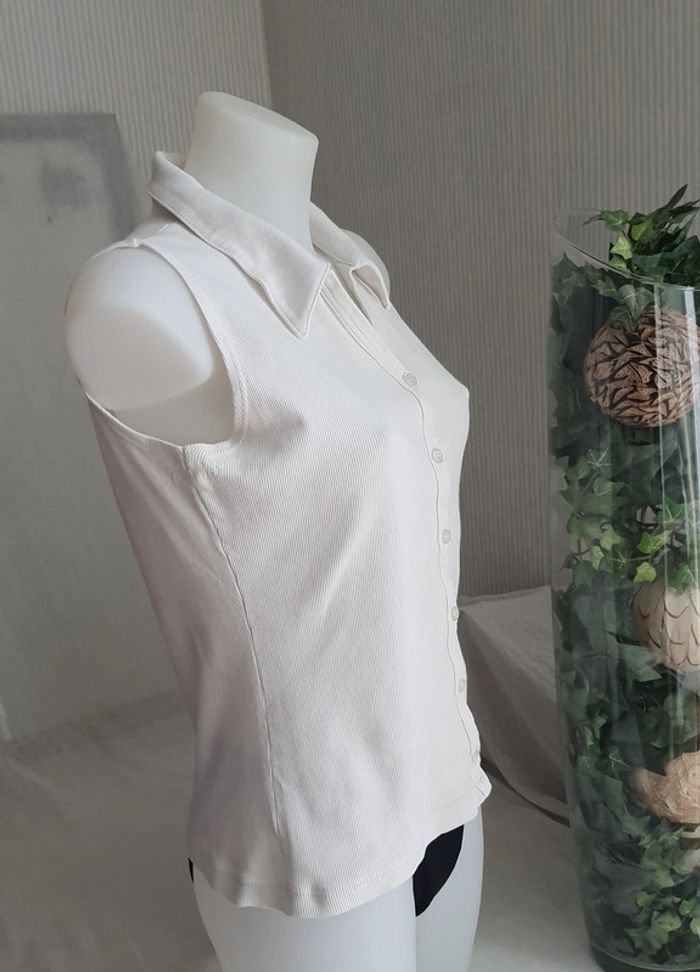 Top blanc "Daniel Hechter" taille 38/M - photo numéro 3