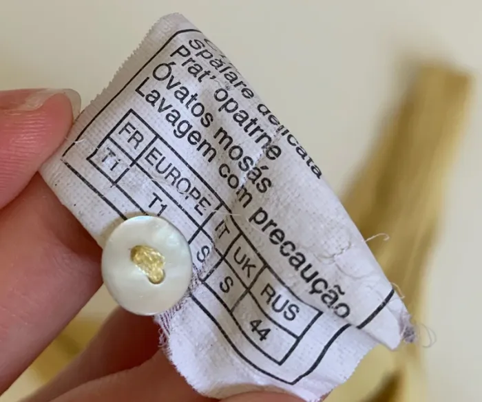 Débardeur jaune Camaïeu T1 - photo numéro 3