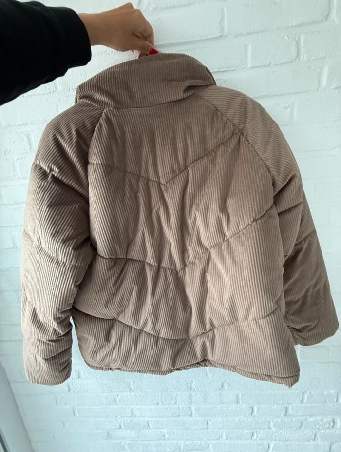 Veste chaude manteau doudoune velour côtelé grossesse maternité - photo numéro 3