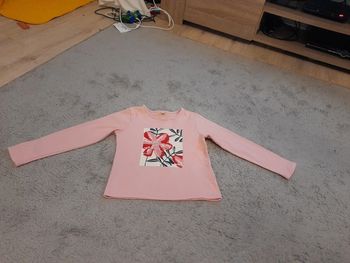 Tee shirt manches longues à sequins