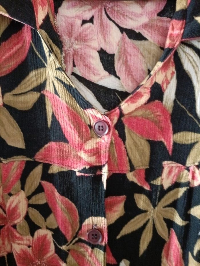 Blouse fleurie Lady belle - photo numéro 2