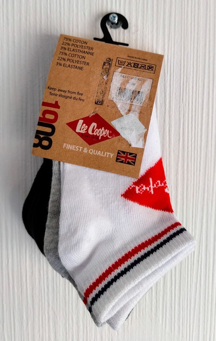 Lot socquettes Lee Cooper- Enfant - photo numéro 2