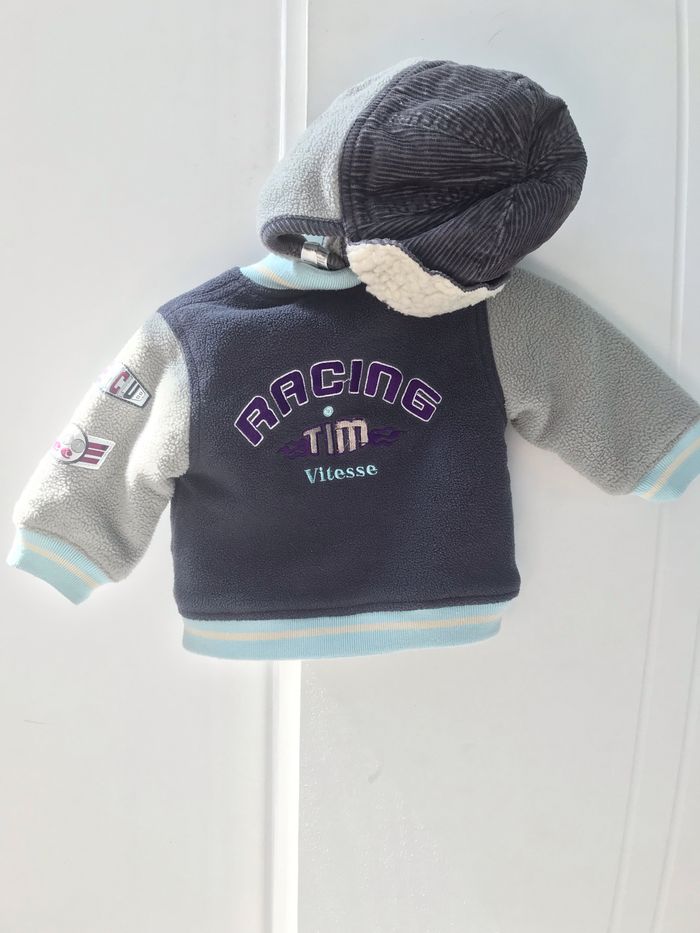 Blouson chaud avec bonnet chaud - photo numéro 4