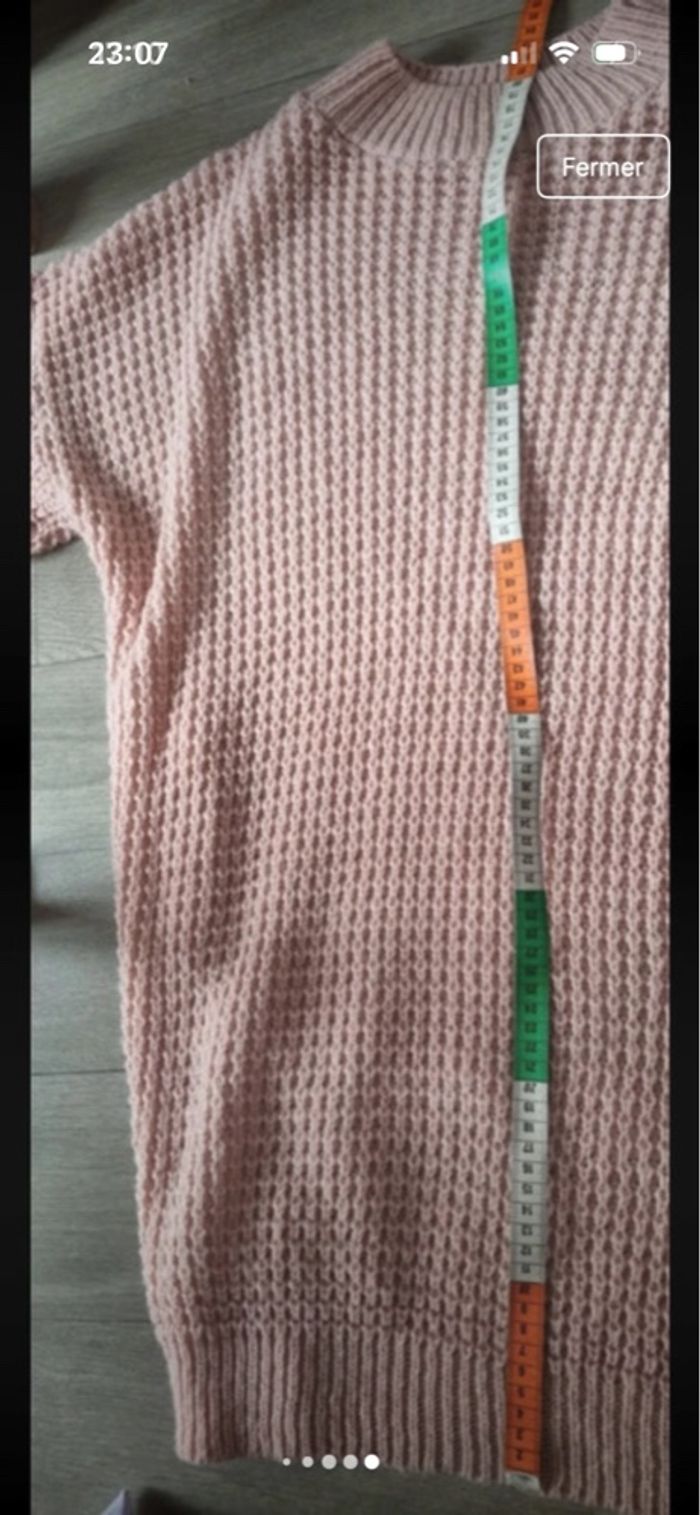 Robe pull rose - photo numéro 5