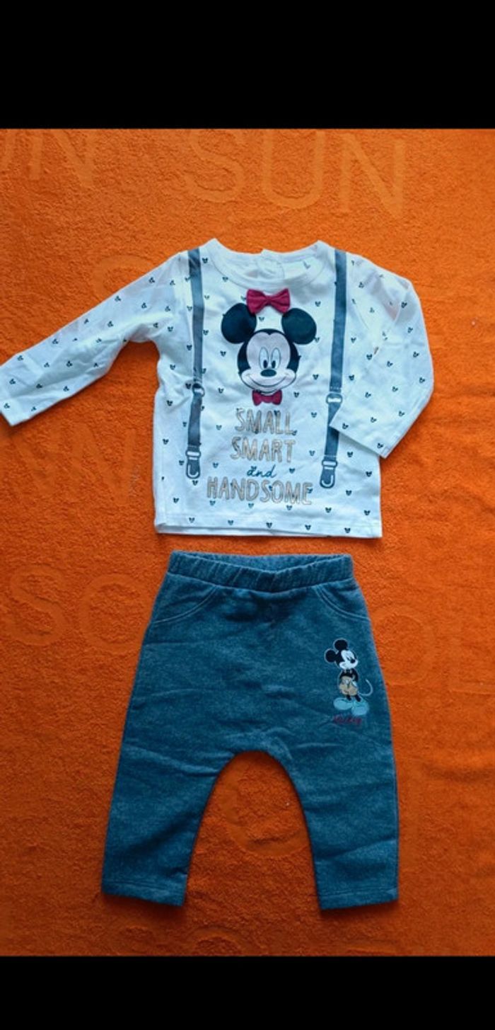 Mignon ensemble Mickey 6 mois