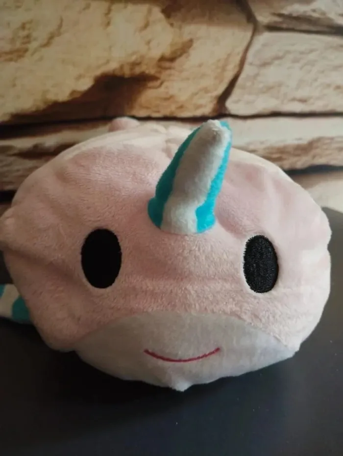 🐻Peluche Boudin Stackins Friends Baleine Rose 🐻 - photo numéro 2