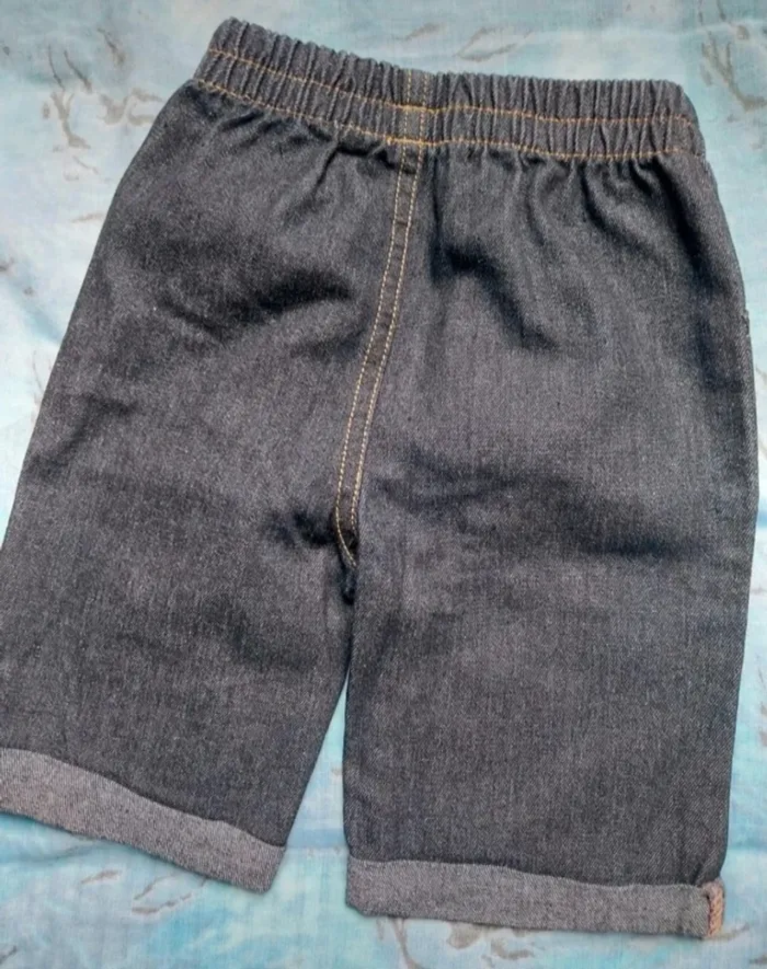 Joli ensemble tee-shirt et pantacourt 12 mois RG512 NEUF - photo numéro 5