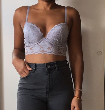 Soutien-gorge bustier en dentelle