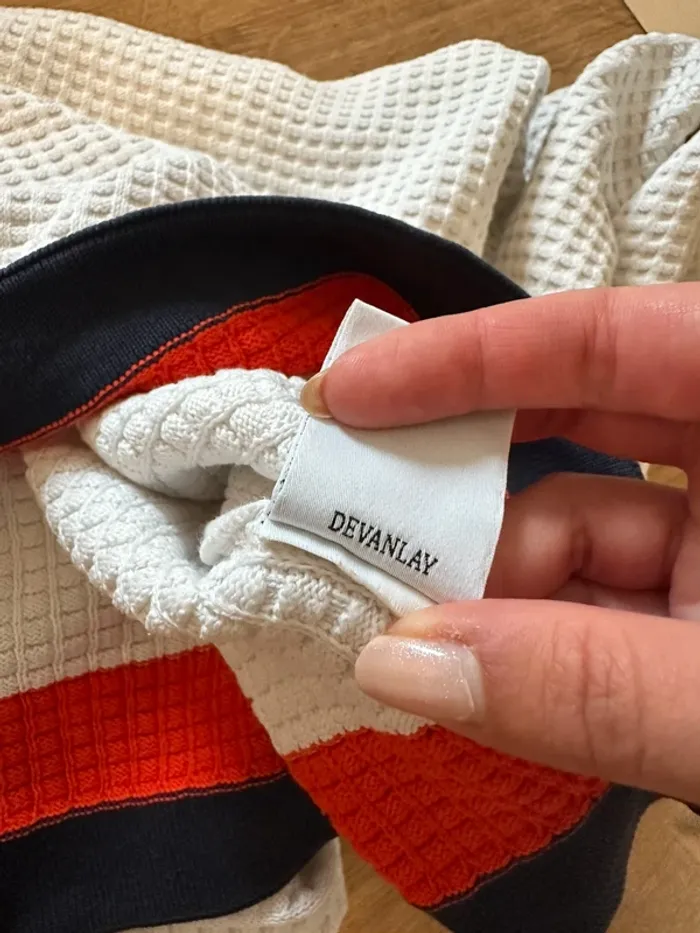 Pull Lacoste blanc taille 40 - photo numéro 8
