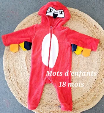 Pyjama surpyjama mots d'enfants 18 mois