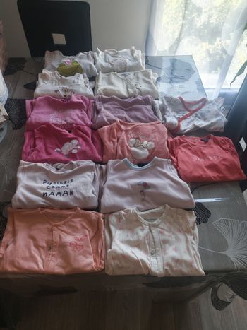 Lot de pyjamas bébés filles
