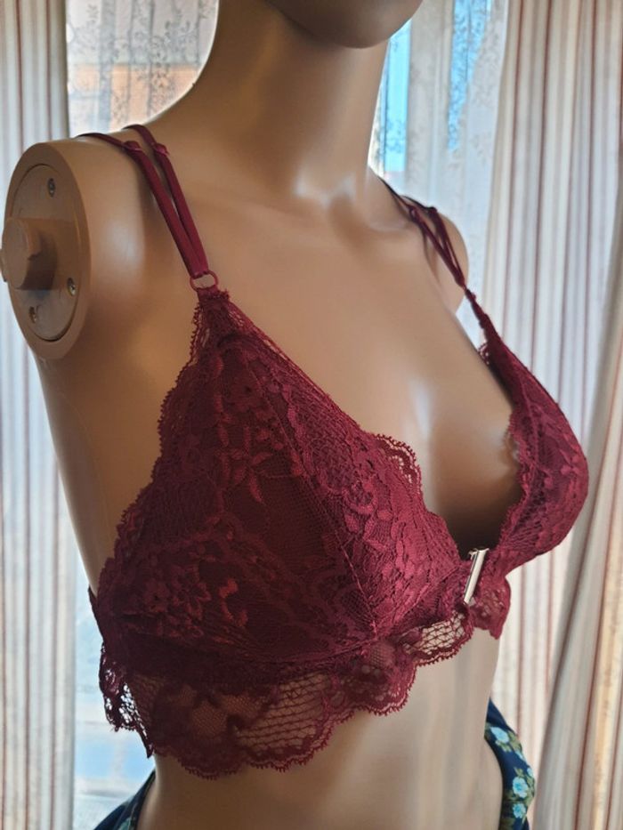 Soutiens-gorge bordeaux Hunkemöller fr M - photo numéro 5