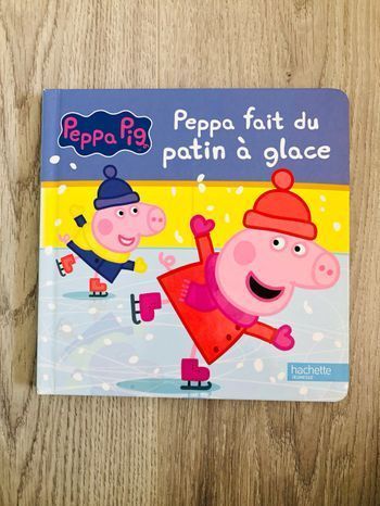 Livre peppa fait du patin à glace jouet